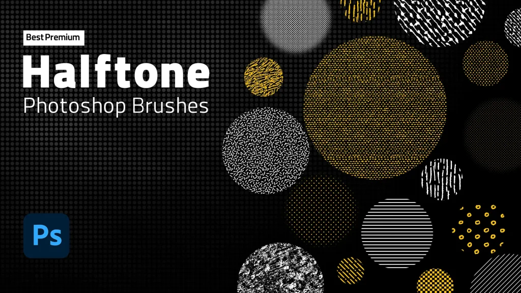 مجموعه براش Halftone